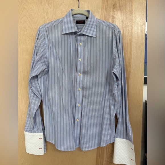 Other - Takumi Men's Striped Blue Shirt.